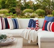 Americana Cable Knit Throw Blanket